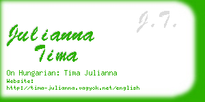 julianna tima business card